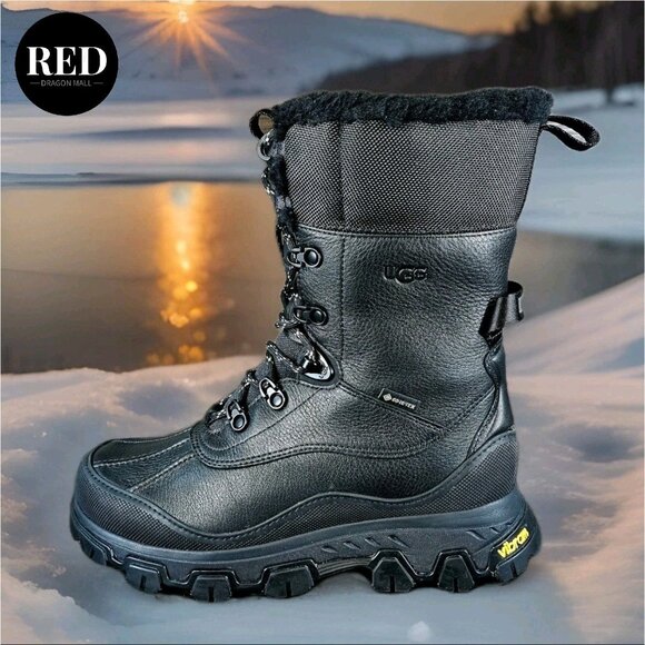 UGG Black Adirondack Meridian Gore-Tex Extreme Boots 1143839 - Women's Size 7 - Picture 7 of 14